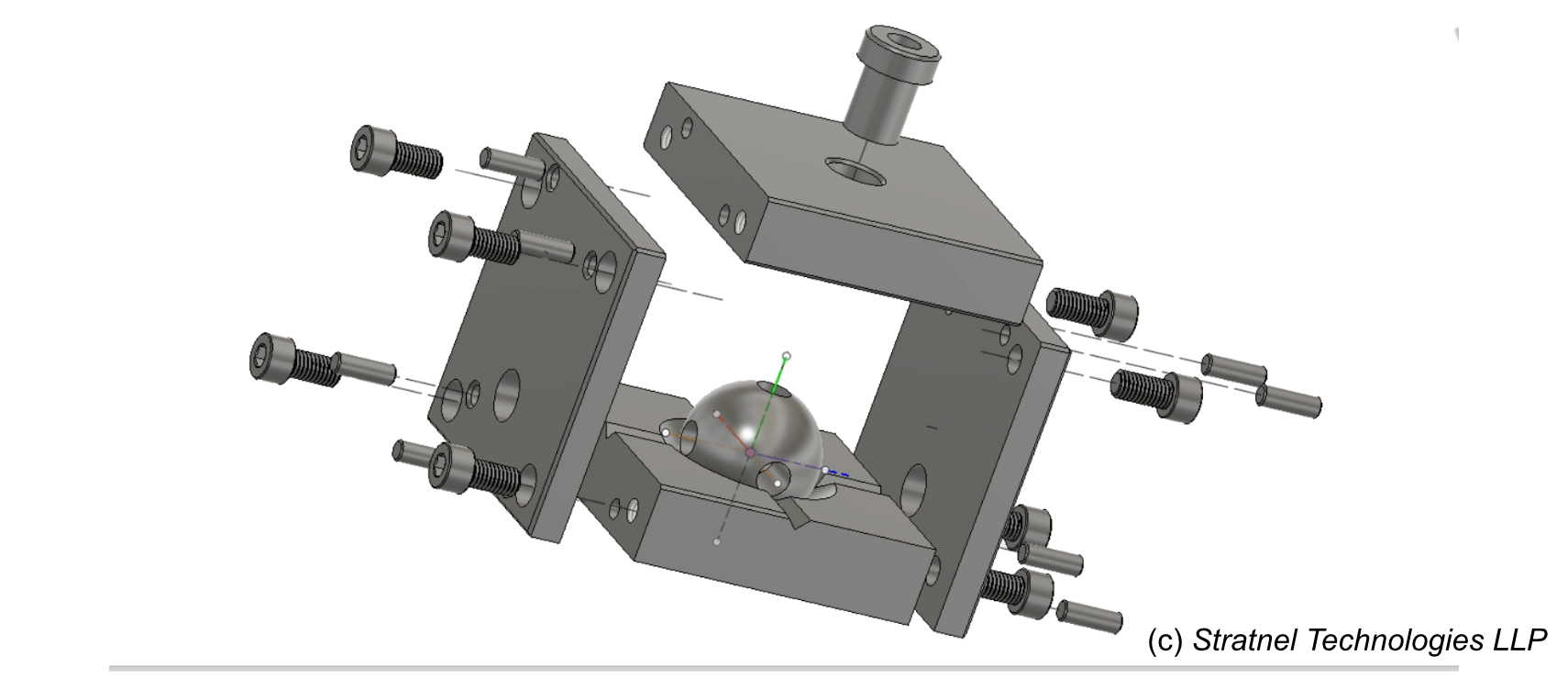 Traditionally made and assembled drill jig — Stratnel