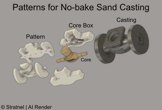 Sand casting patterns — Stratnel